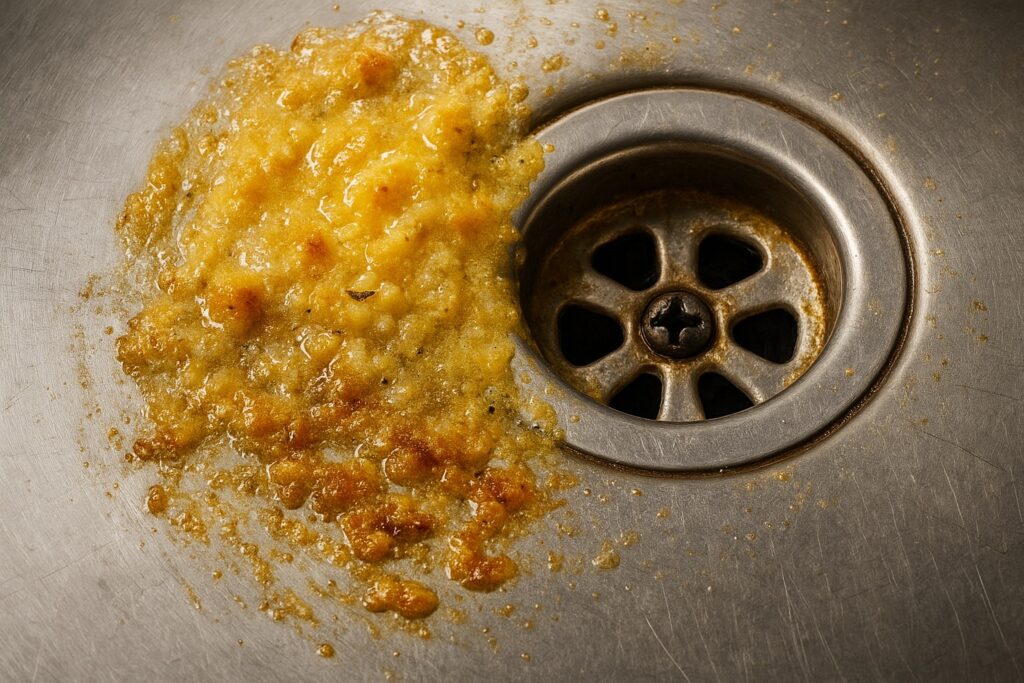 Grease, Fats and Cooking Oils Create Stubborn Blockages