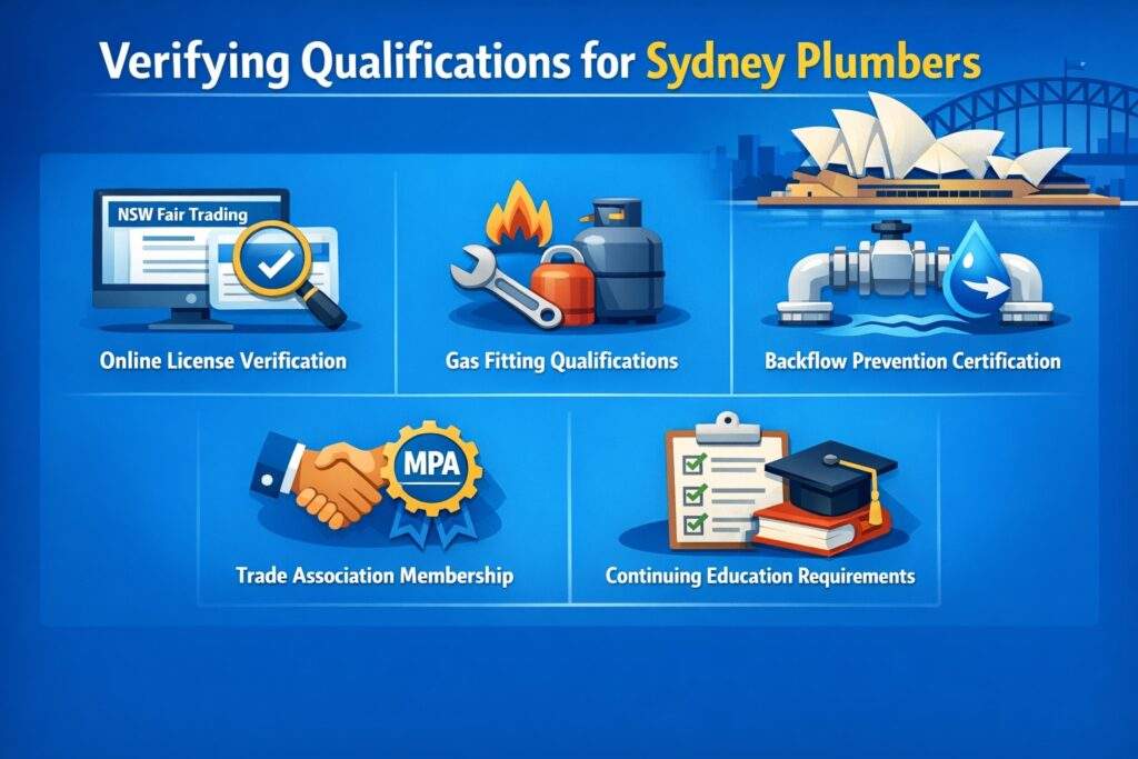 Verifying Qualifications for Sydney Plumbers