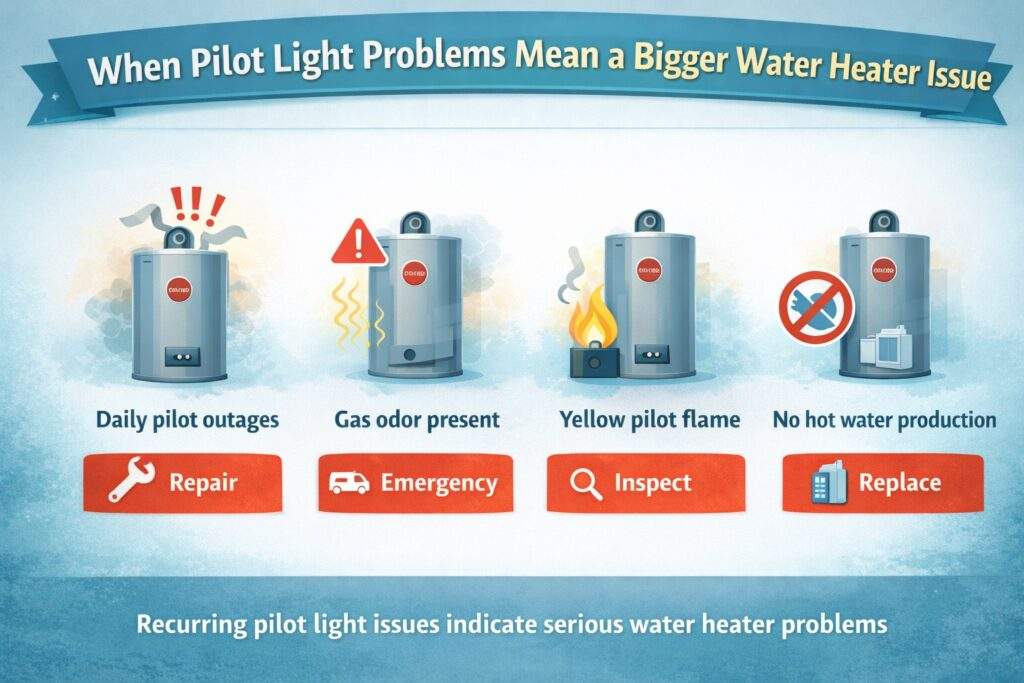 When Pilot Light Problems Mean a Bigger Water Heater Issue