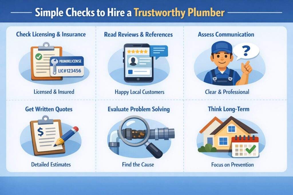 Simple Checks to Make Sure You're Hiring a Plumber You Can Trust Long-Term