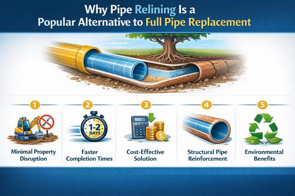 Why Pipe Relining Is a Popular Alternative to Full Pipe Replacement