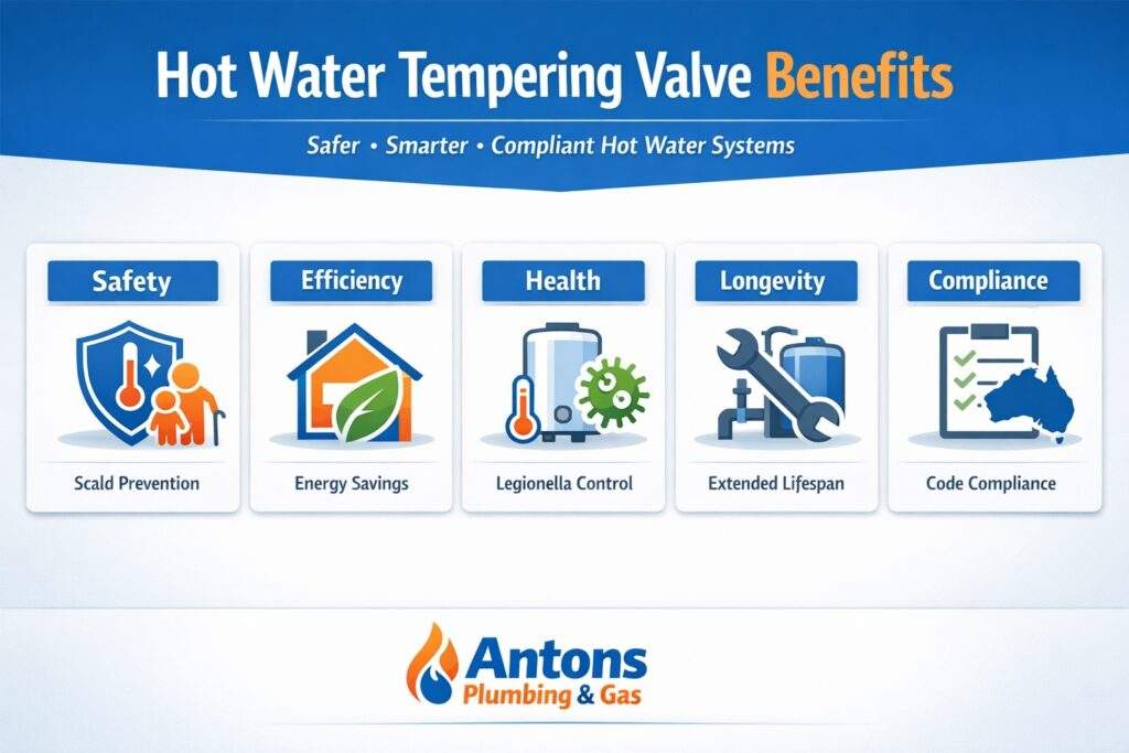 Benefits of Hot Water Tempering Valve Systems