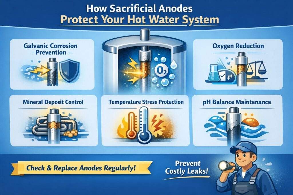How Sacrificial Anodes Protect Your Hot Water System