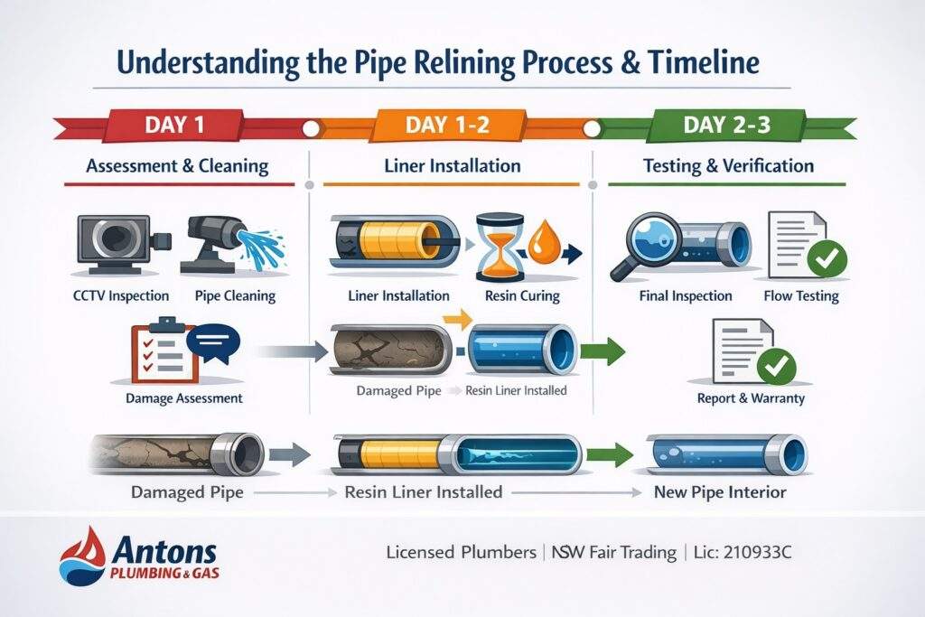 Understanding the Pipe Relining Process and Timeline