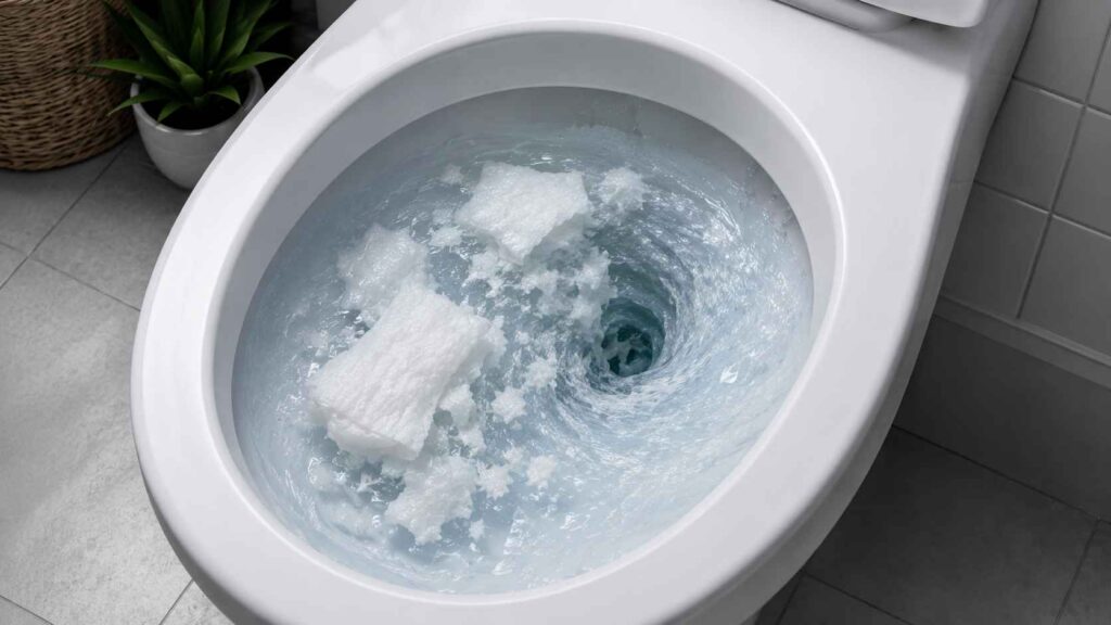 How Toilet Paper Breaks Down in Water