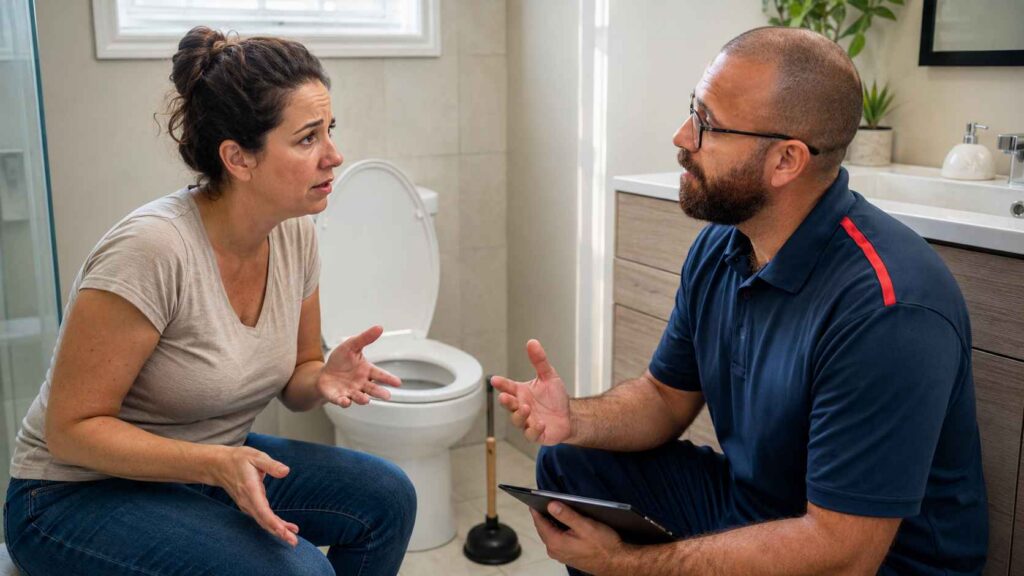 When to Call a Licensed Plumber for Toilet Paper Clogs