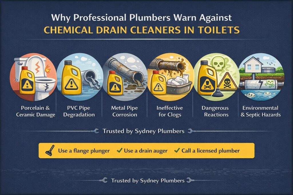 Why Plumbers Warn Against Using Drano in Toilets