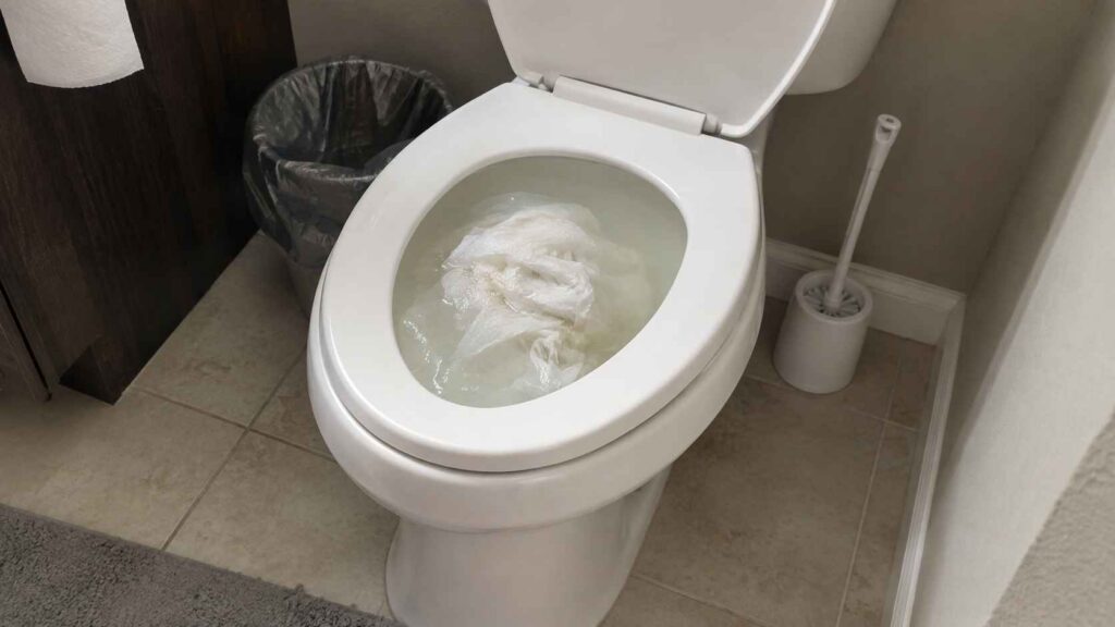 Will Toilet Paper Dissolve in a Clogged Toilet