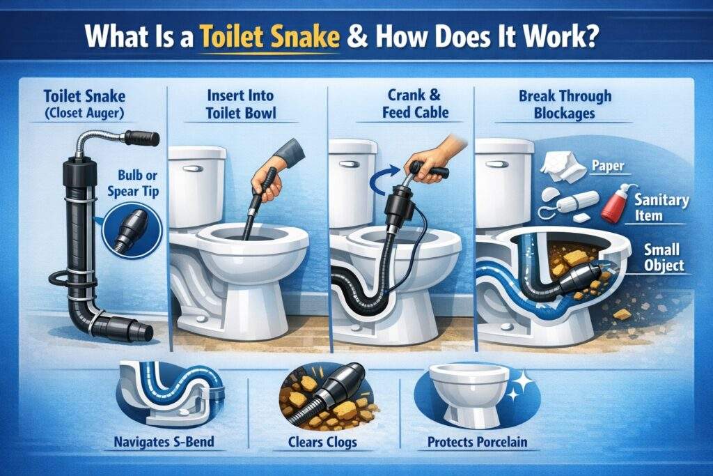 What Is a Toilet Snake and How Does It Work?