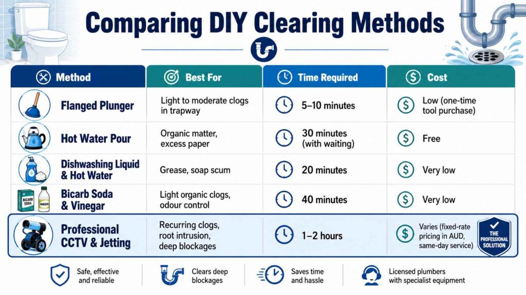 Comparing DIY Clearing Methods