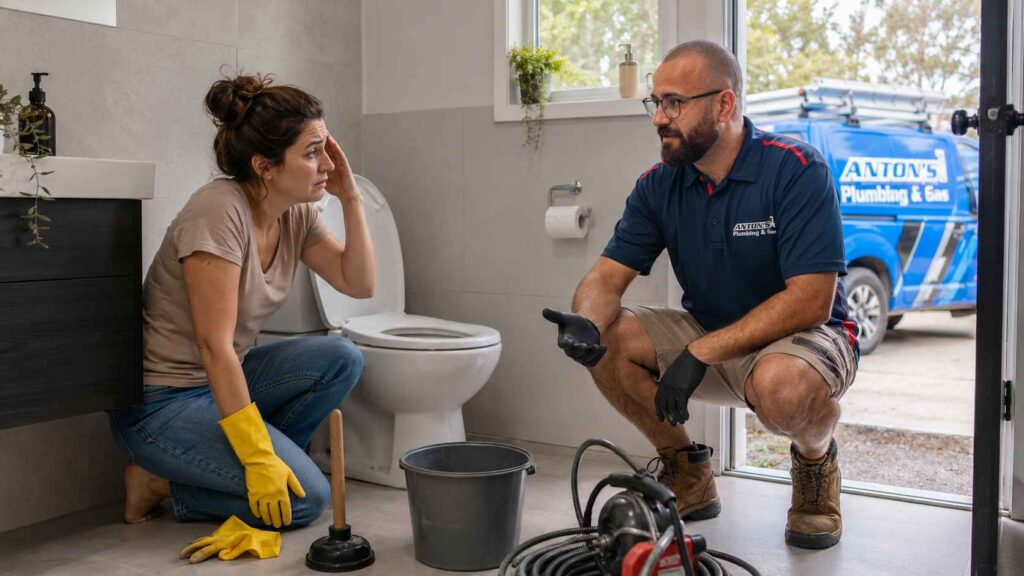 When to Call a Professional for Toilet Drain Cleaning