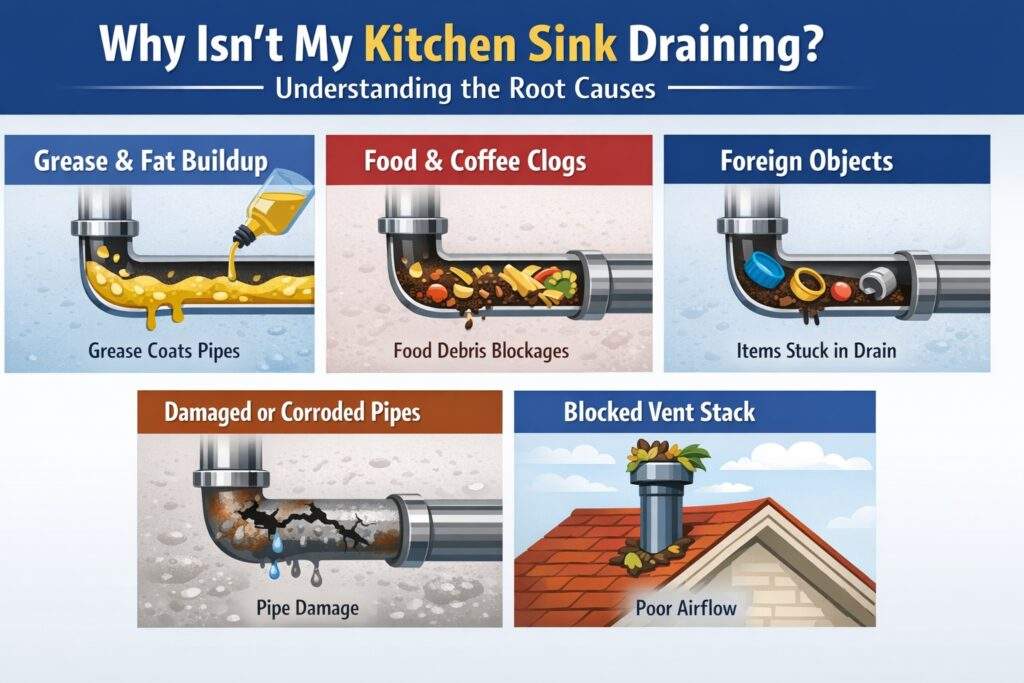 Why Isn't My Kitchen Sink Draining: Understanding the Root Causes