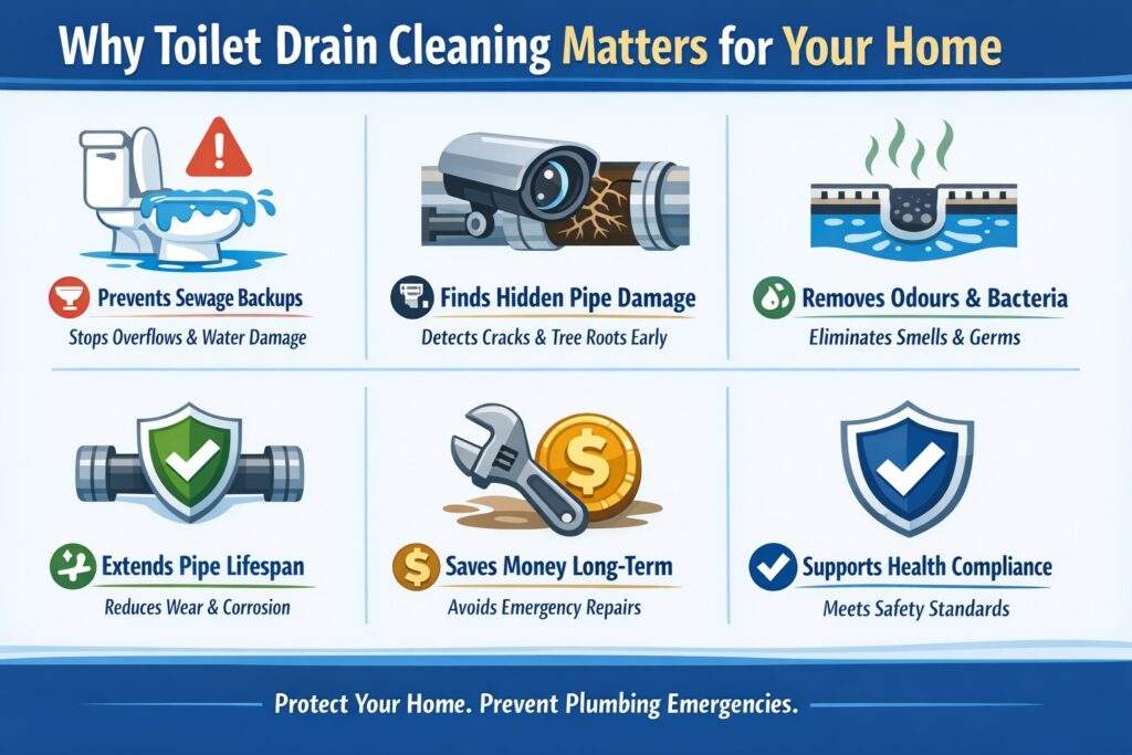 Why Toilet Drain Cleaning Matters for Your Home