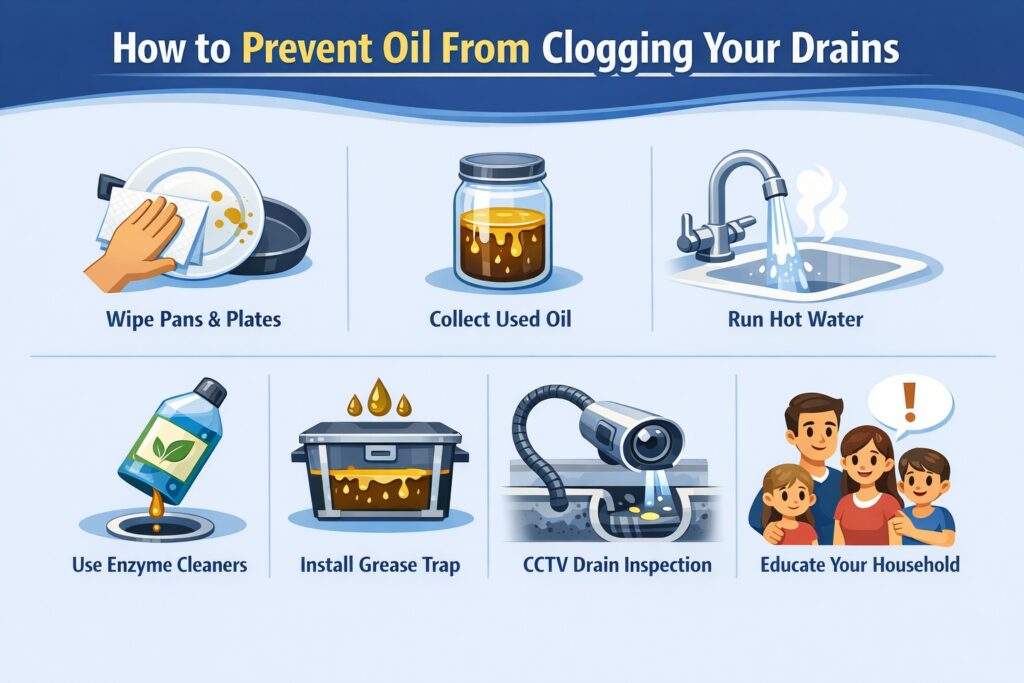 How to Prevent Oil From Clogging Your Drains