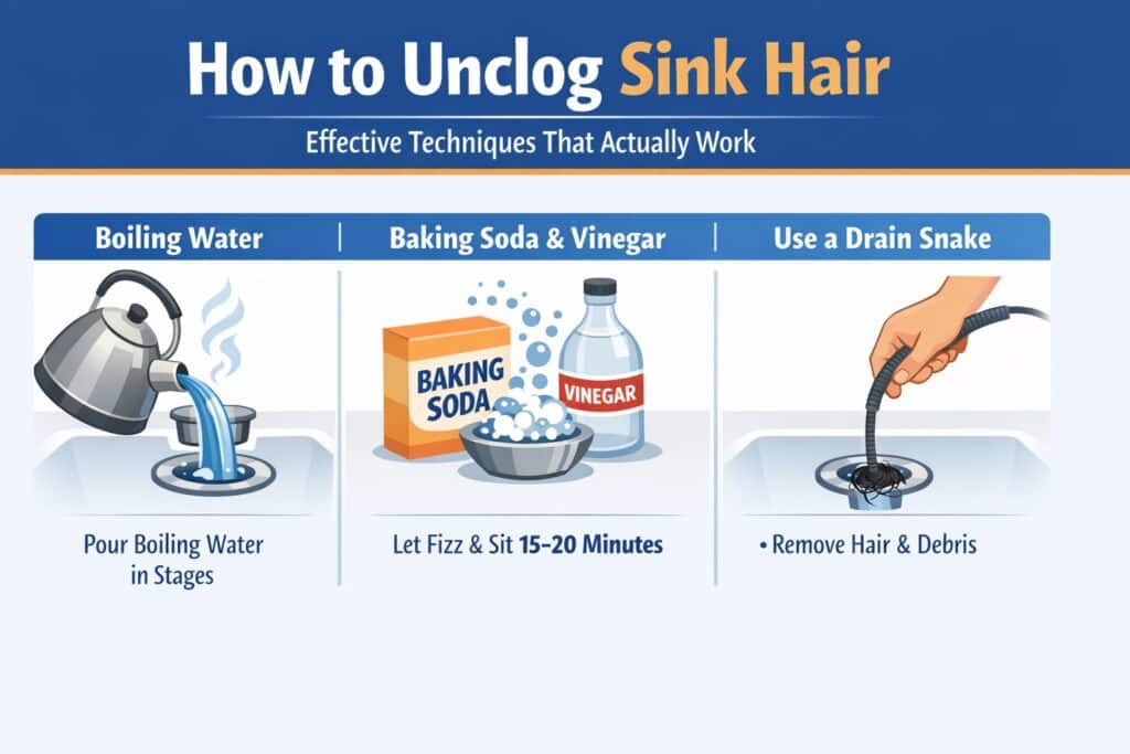 How to Unclog Sink Hair: Effective Techniques That Actually Work