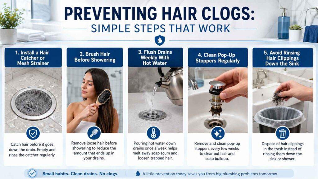 Preventing Hair Clogs Simple Steps That Work