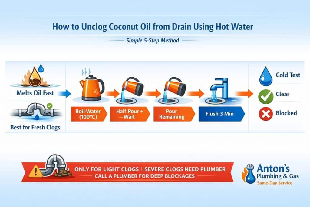 Top Tips for How to Unclog Coconut Oil from Your Drain