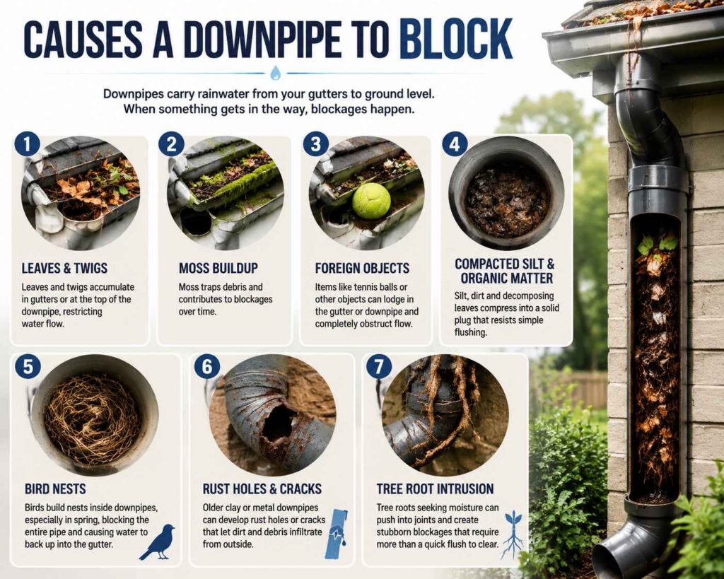 Causes A Downpipe to Block
