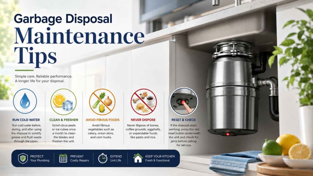 Garbage Disposal Maintenance Tips