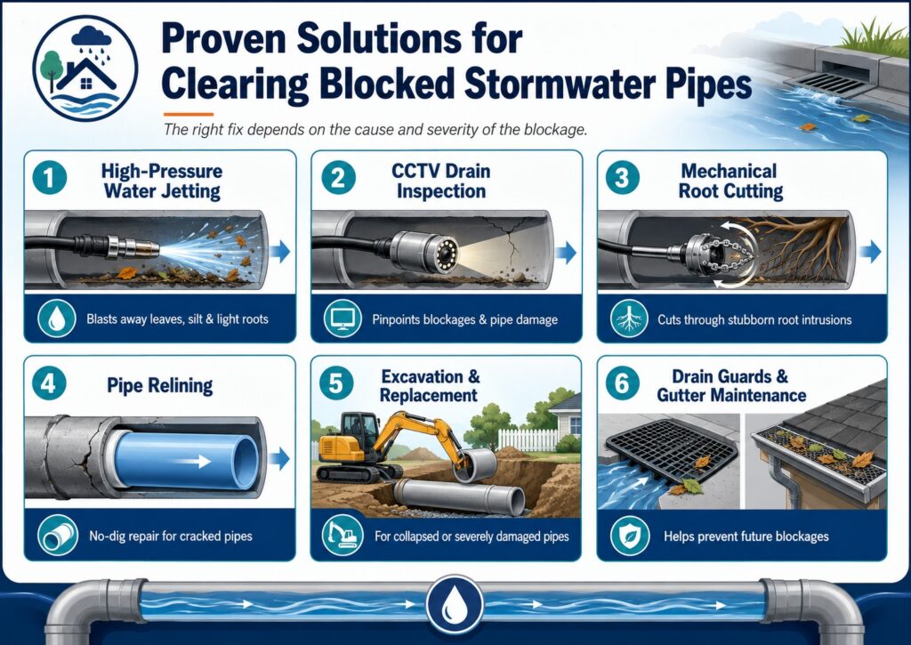 Proven Solutions for Clearing Blocked Stormwater Pipes