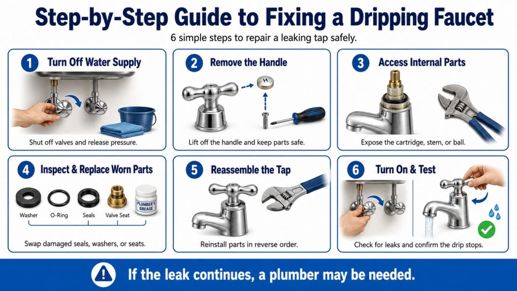 Step-by-Step Guide to Fixing a Dripping Faucet