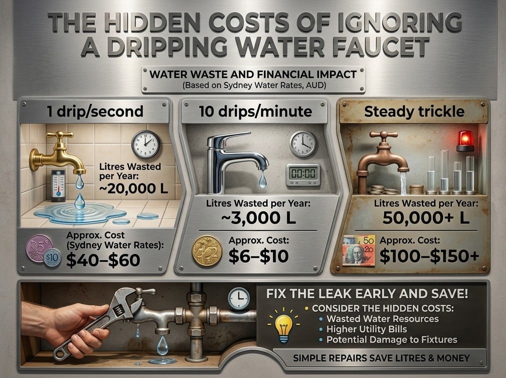 The Hidden Costs of Ignoring a Dripping Water Faucet