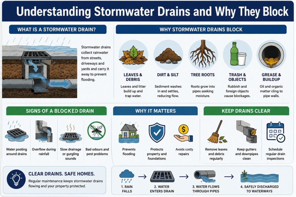 Understanding Stormwater Drains and Why They Block