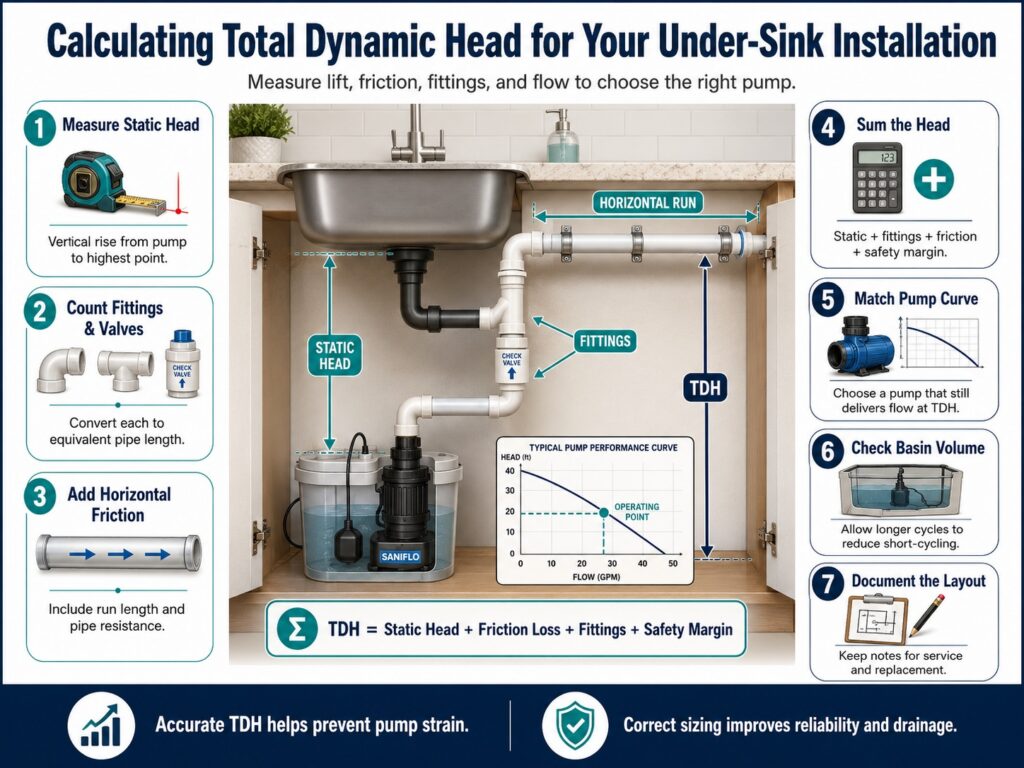 Calculating Total Dynamic Head for Your Under-Sink Installation