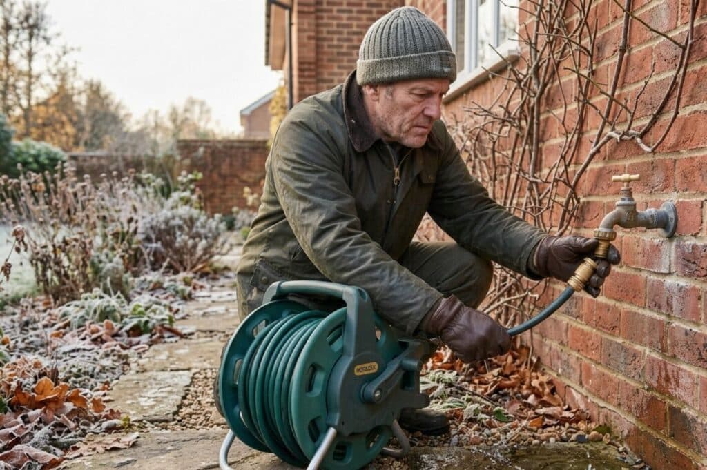 Preventing Future Hose Bib Leaks at the Wall by Disconnecting Hose Reels