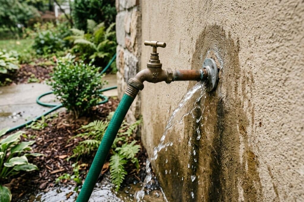 Why Your Hose Bib Leaks from the Wall Instead of the Spout