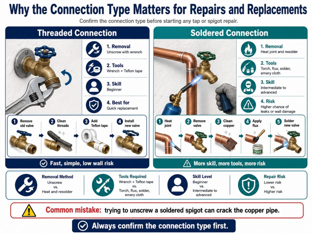 Why the Connection Type Matters for Repairs and Replacements