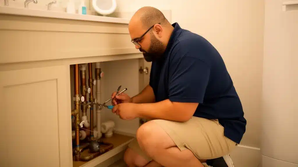 Professional service image for Simple Tests for Household Plumbing Pipe Identification