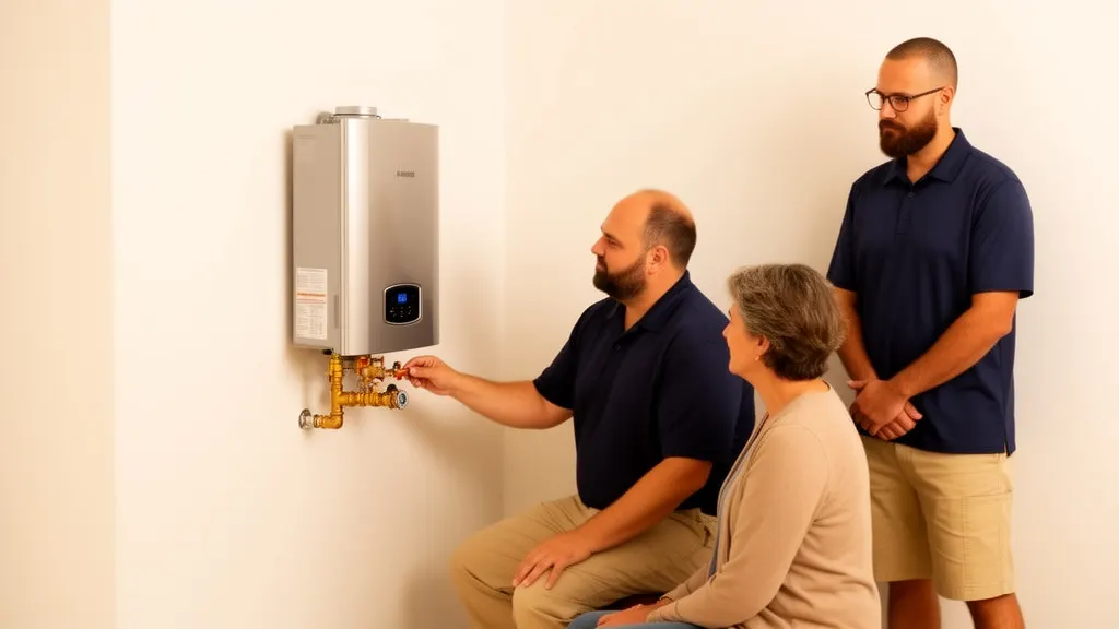 Professional service image for Why You Need Service Valves on Tankless Water Heaters