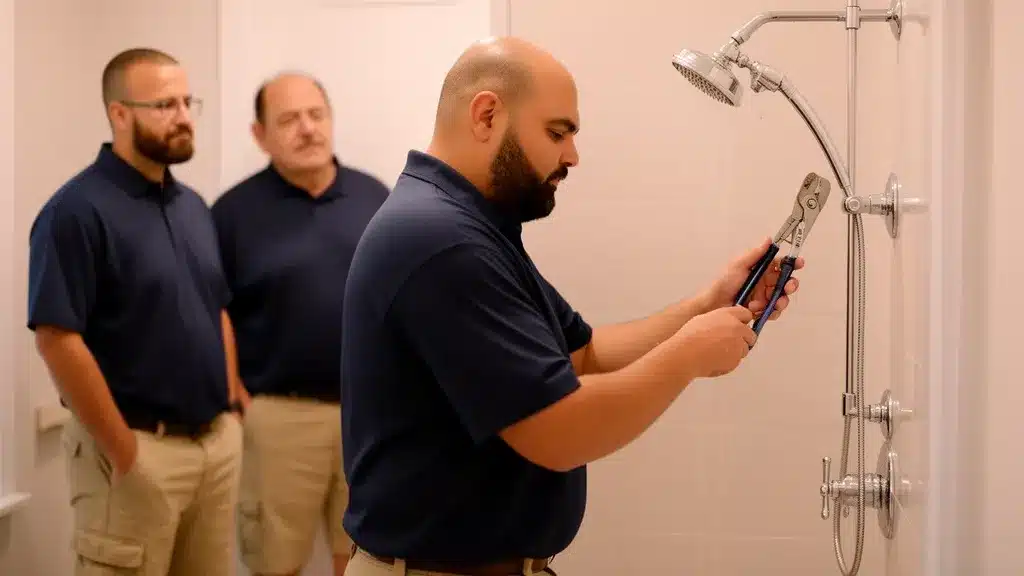 Professional service image for Why Your Shower Leaks When Switching to a Handheld Wand