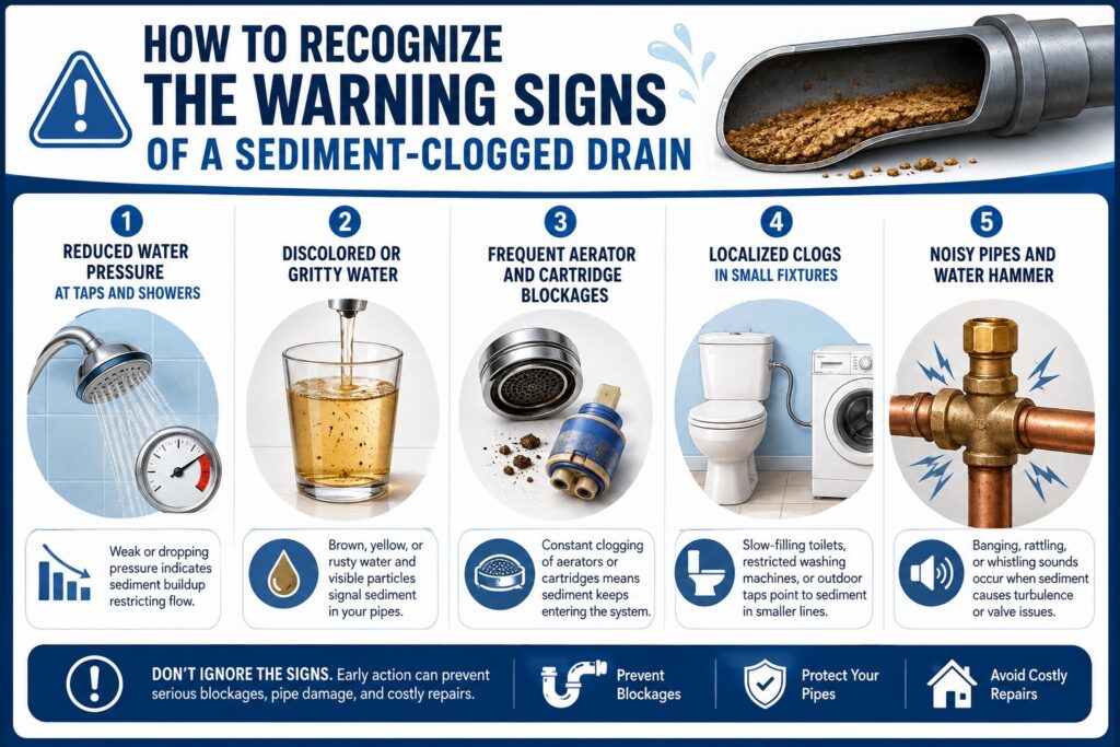 How to Recognize the Warning Signs of a Sediment-Clogged Drain