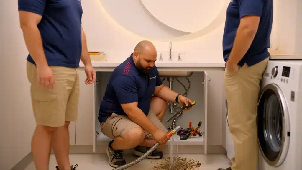 Professional service image for Effective Steps to Flush and Clean Sediment From Plumbing Pipes