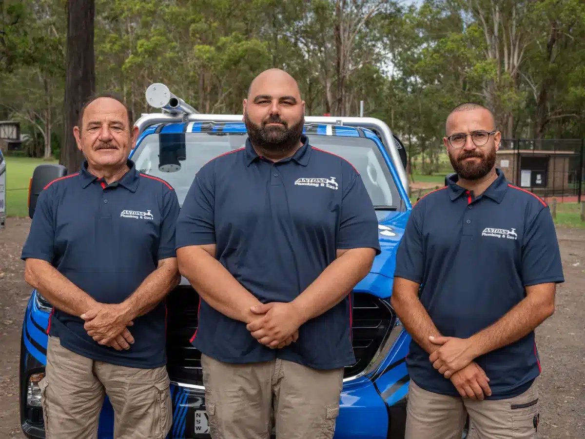 The team at Antons Plumbing and Gas